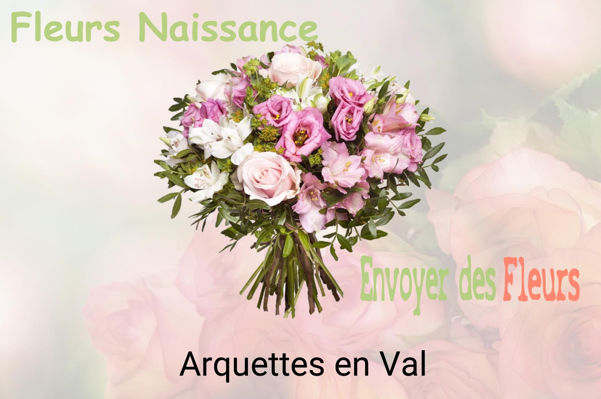 Bouquet de fleurs de naissance livré à Arquettes-en-Val